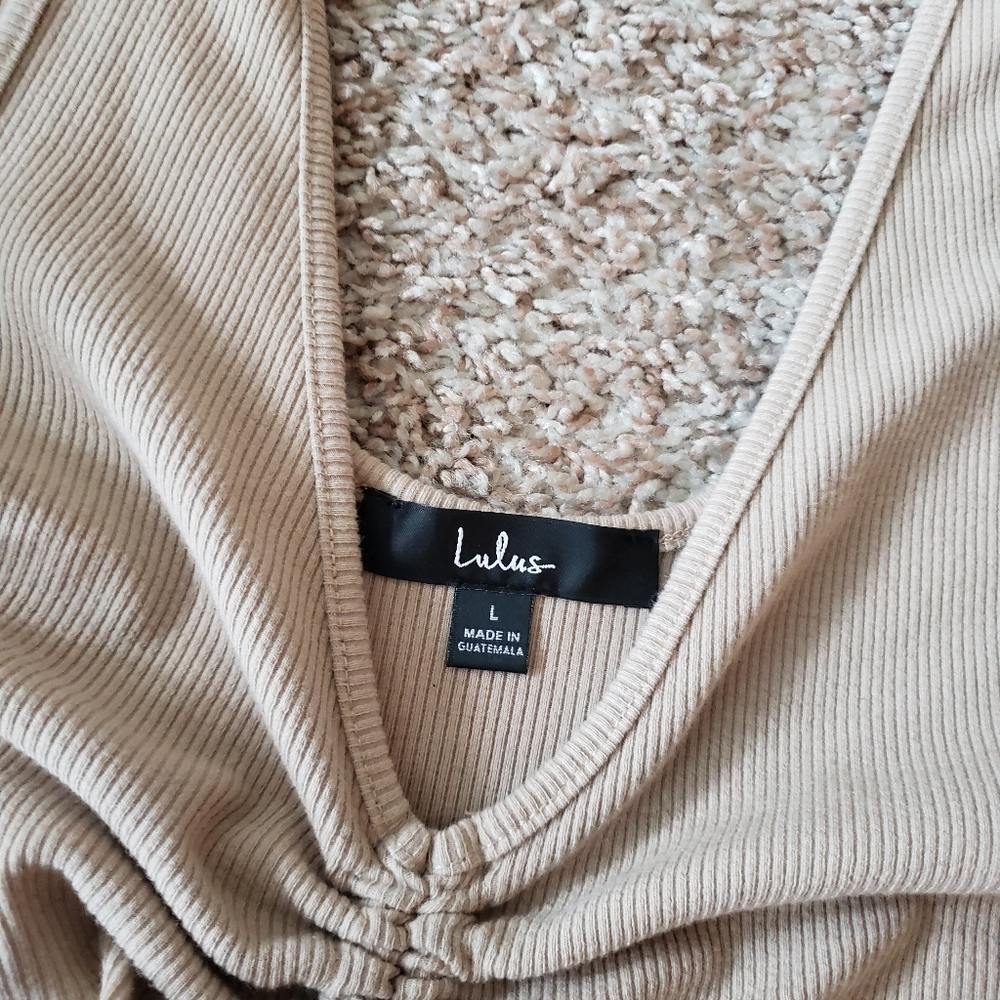 Lulus Ruched Mini Dress - Picture 4 of 8